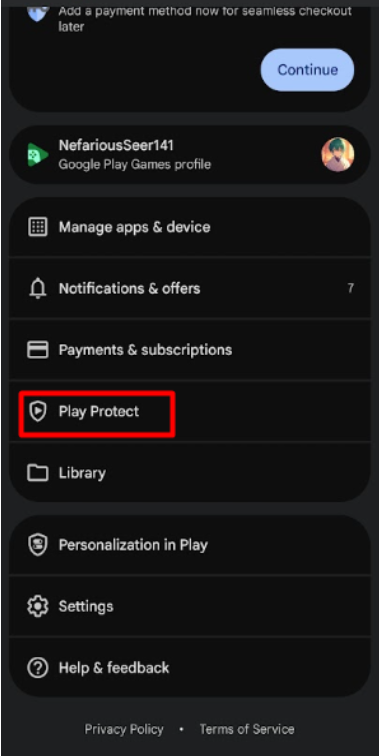 Play Protect